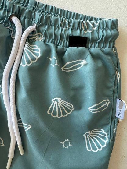 Boy Seashell Swim Shorts - 3-9Y