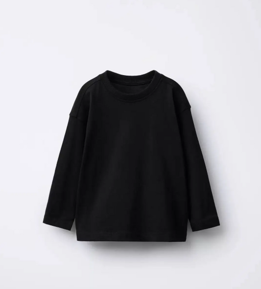 Black Sweatshirt - 2-7Y