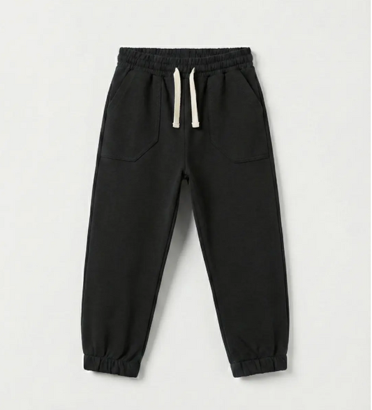Cotton Jogger - Black - 2-7Y