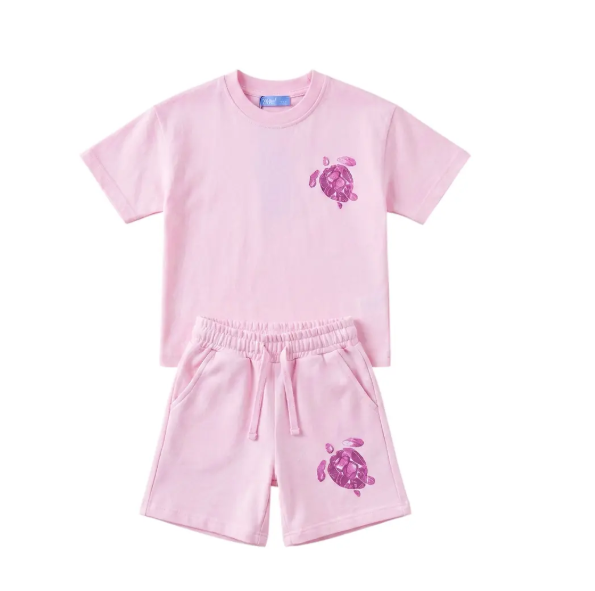 SEA TURTLE - Shorts & Tshirt Set - 2-7Y