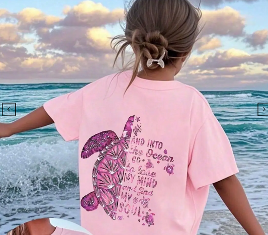 SEA TURTLE - Shorts & Tshirt Set - 2-7Y