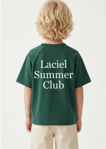Green Summer Club Tshirt - 2-7Y