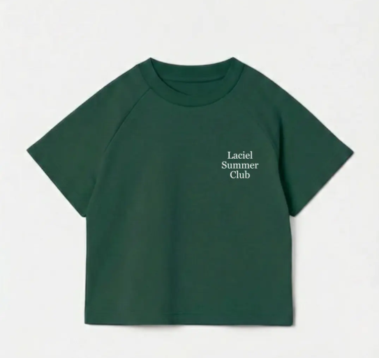 Green Summer Club Tshirt - 2-7Y