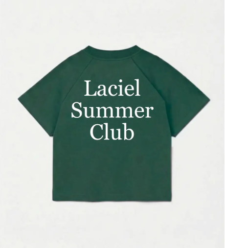 Green Summer Club Tshirt - 2-7Y