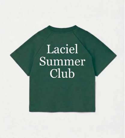 Green Summer Club Tshirt - 2-7Y