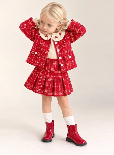 Merry Little Lady Skirt Set - 3 pcs - 5-8