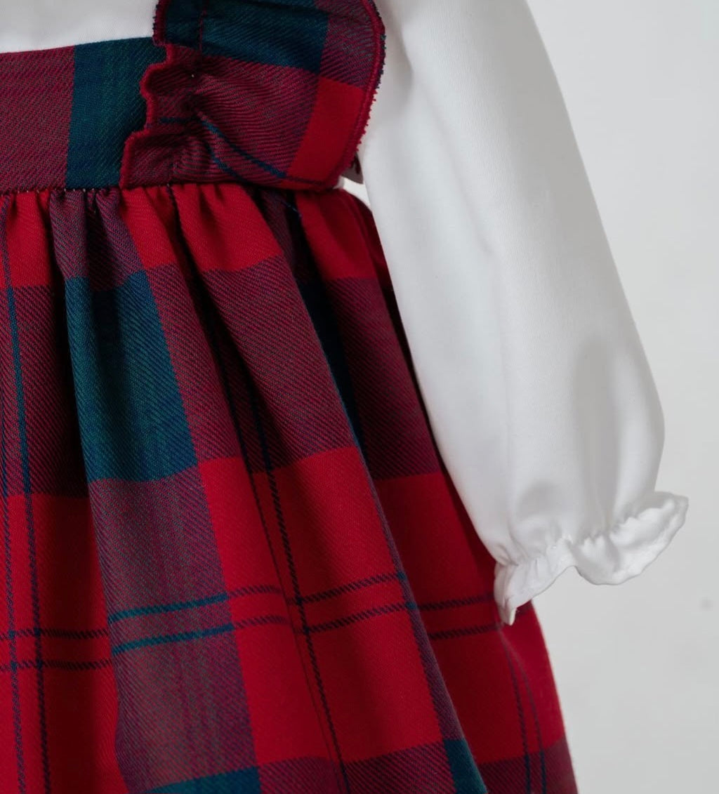 Festive Finch Dress - 100% Cotton - 6-36M