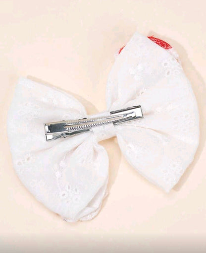 Santa White Hair Pins - 1 PC