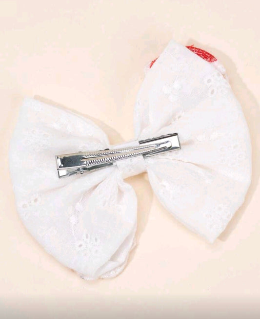 Santa White Hair Pins - 1 PC
