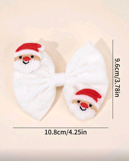 Santa White Hair Pins - 1 PC