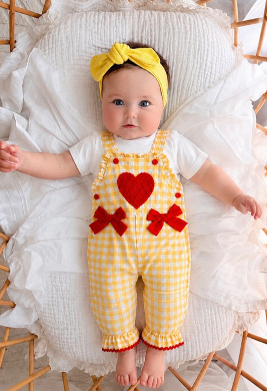 Heartful Romper with Tshirt - 3-18M