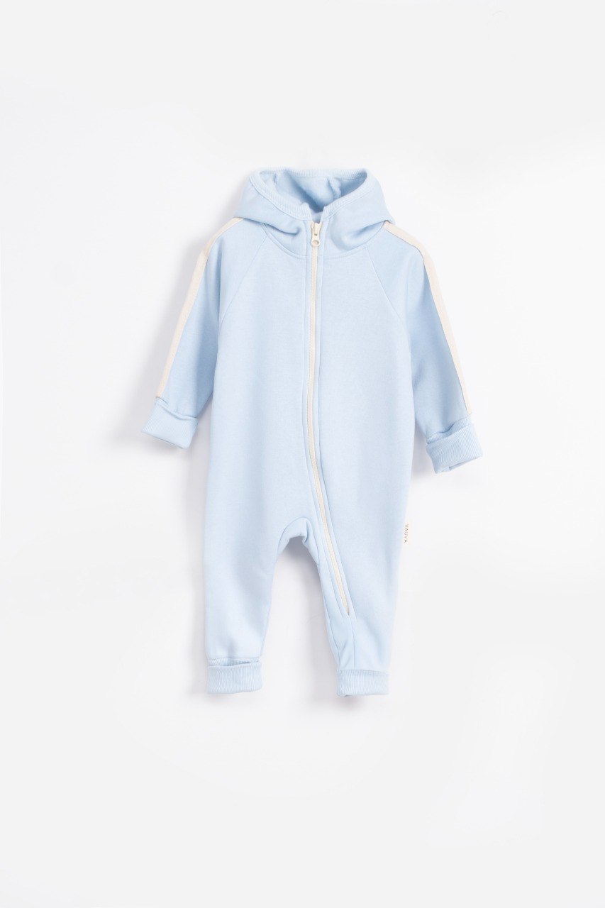 Fleeced Romper - Pink/Blue/Purple - 3-24M