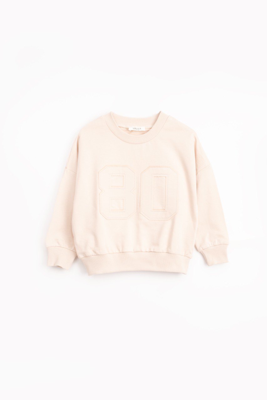 The 80 Style Pullover - Off-White/Beige/Nude Pink - 1-6Y