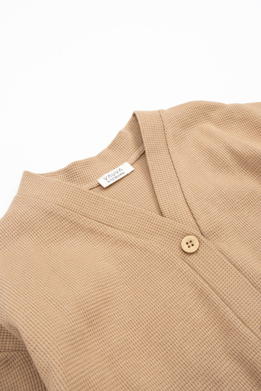 Cardigan - Brown/Beige/Off-White - 9M-4Y