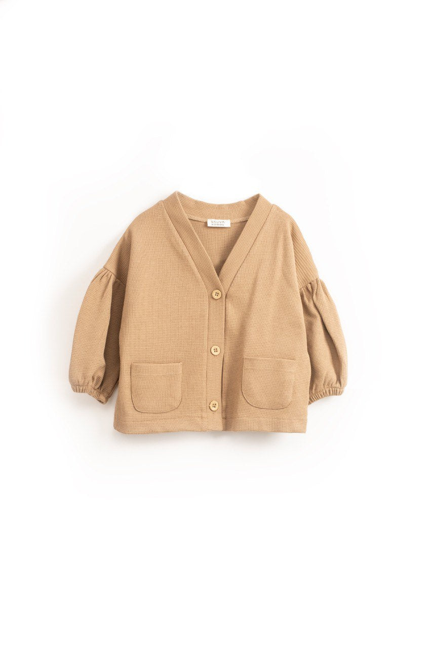 Cardigan - Brown/Beige/Off-White - 9M-4Y