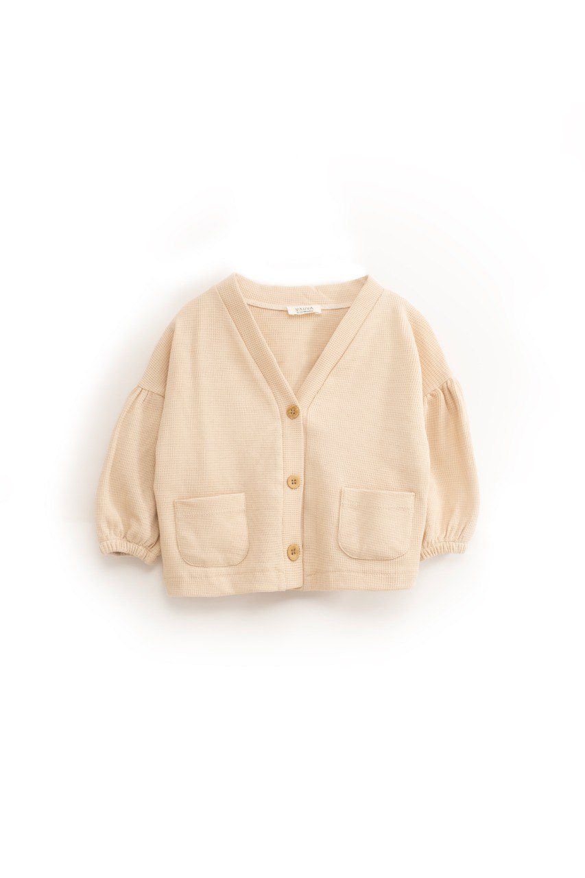 Cardigan - Brown/Beige/Off-White - 9M-4Y