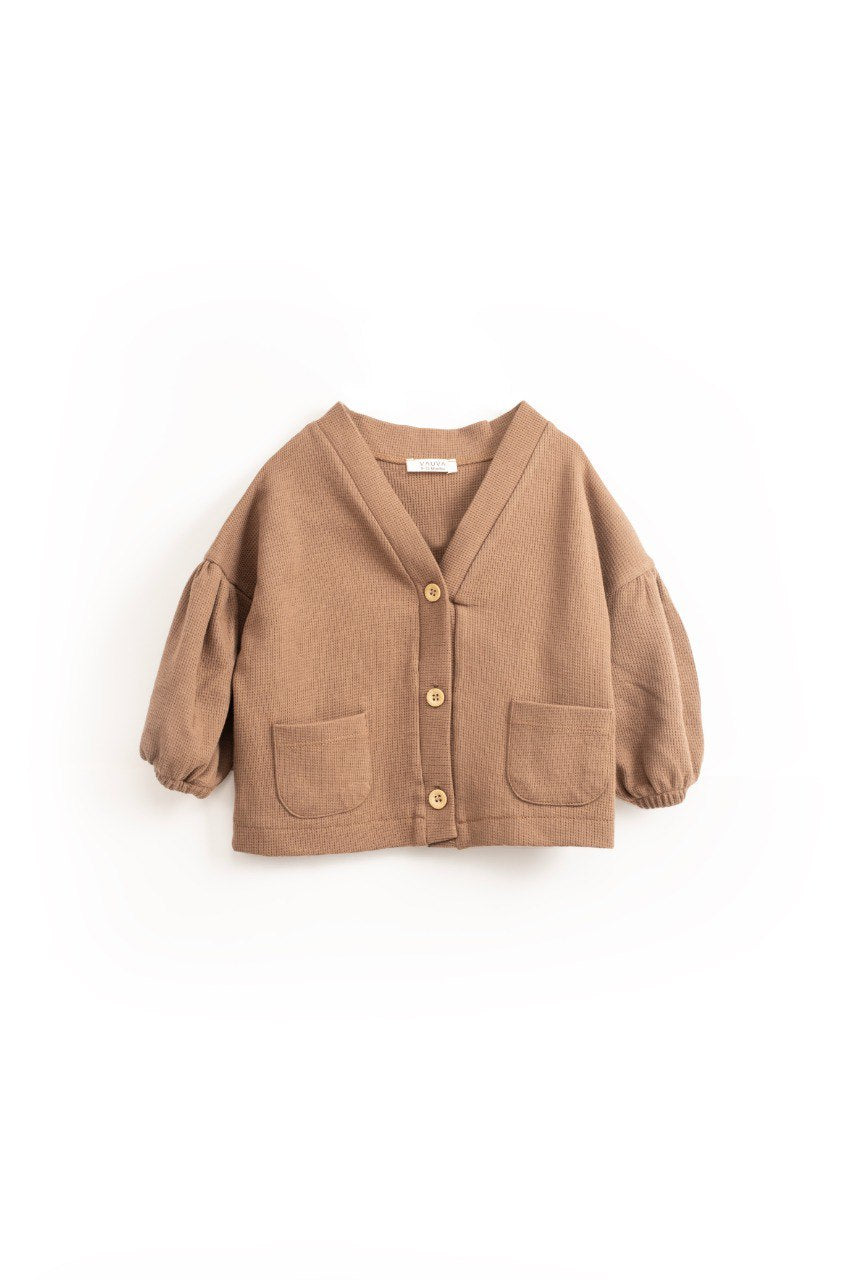 Cardigan - Brown/Beige/Off-White - 9M-4Y