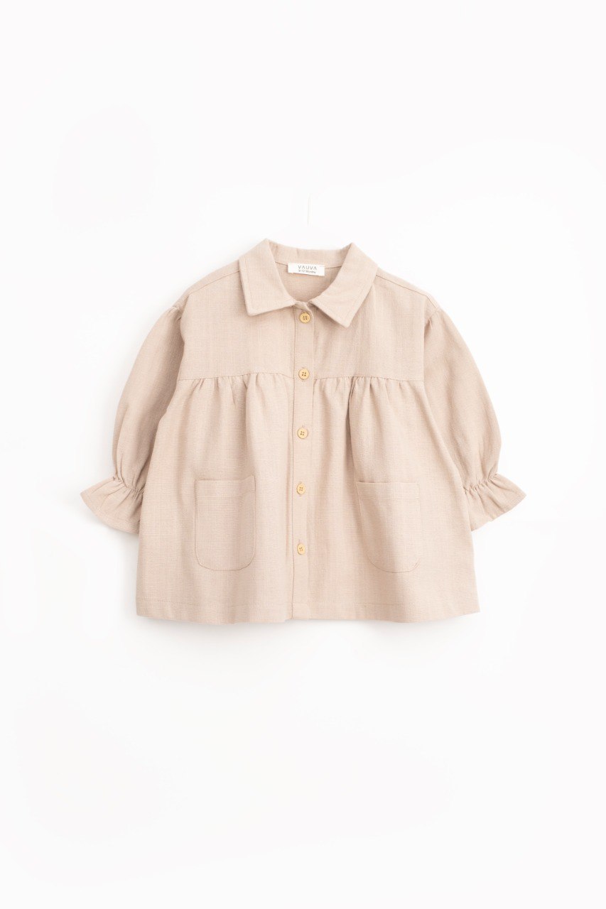 Autumn Breeze Dress - Green Pastel/Beige/Brown - 9M-4Y