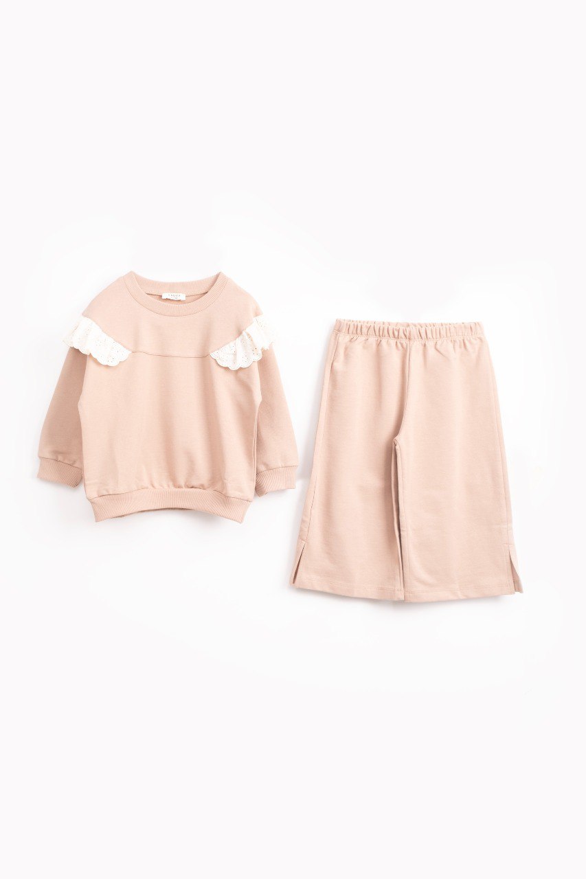 Tiny Elegance Set - Beige/Pink/Brown - 1-6Y