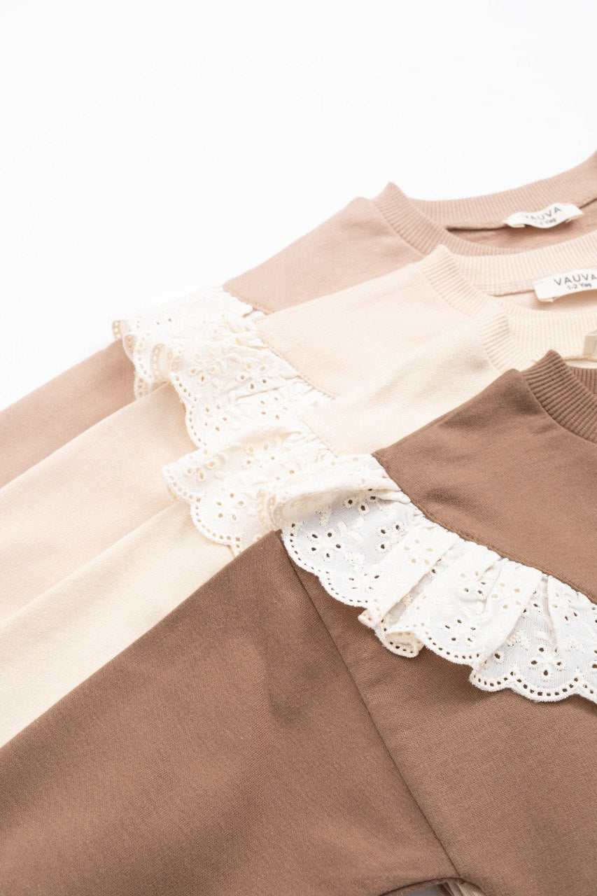 Tiny Elegance Set - Beige/Pink/Brown - 1-6Y