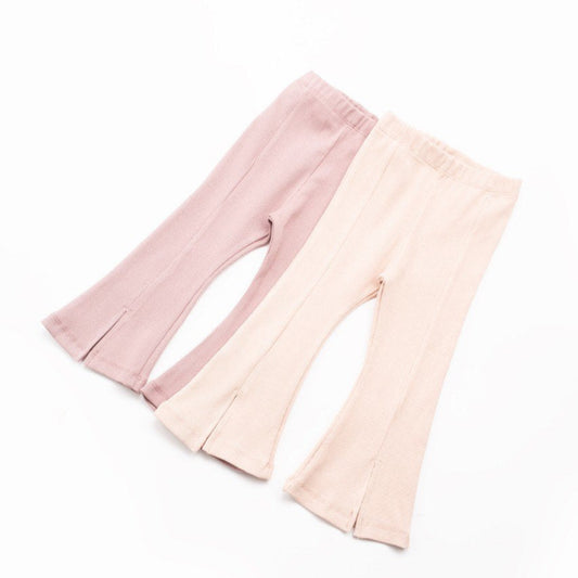 Legging - Wide Legs - Brown/Pink- 1-6Y