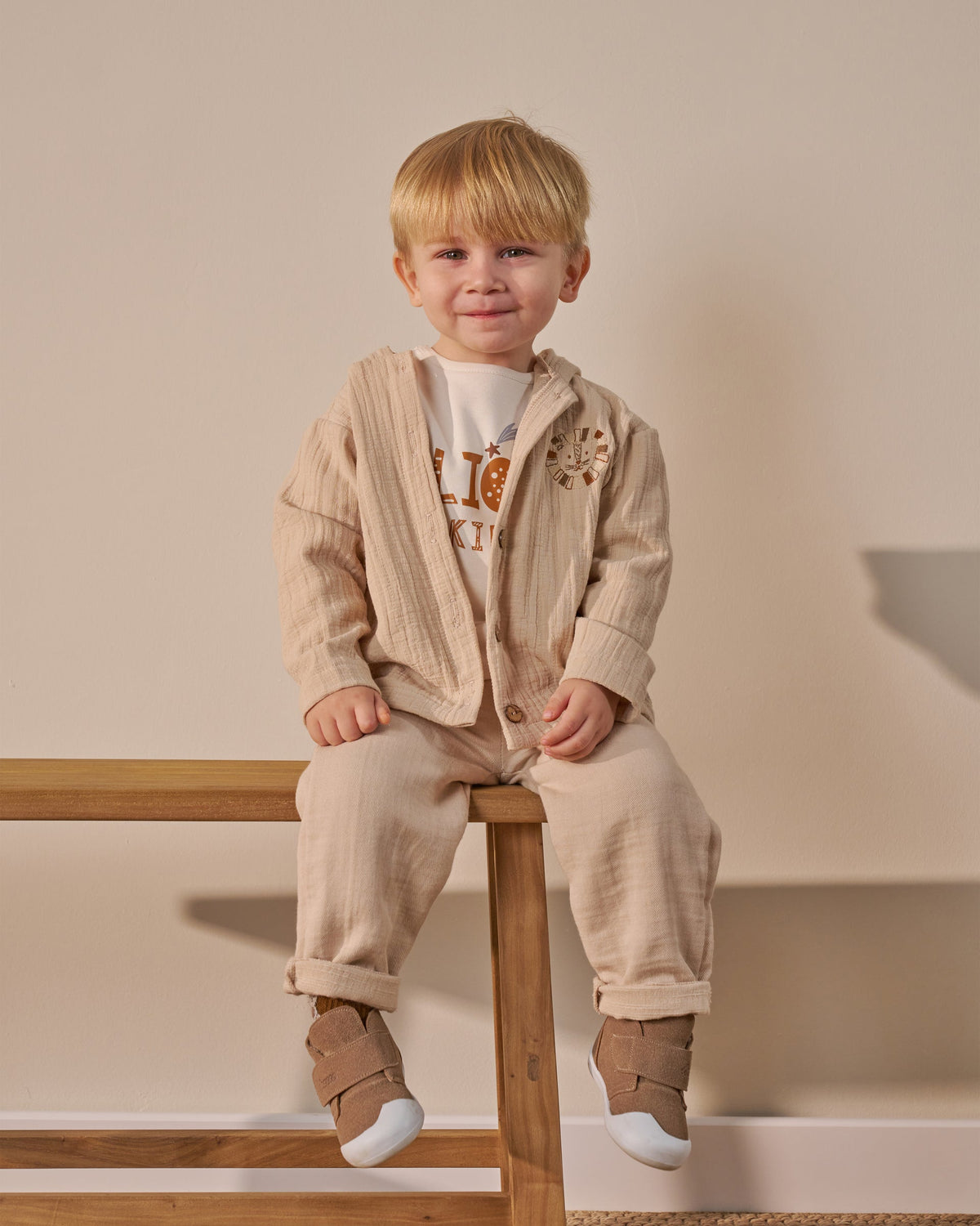 Quilted Muslin 3-piece Outfit Set - 6M-3Y