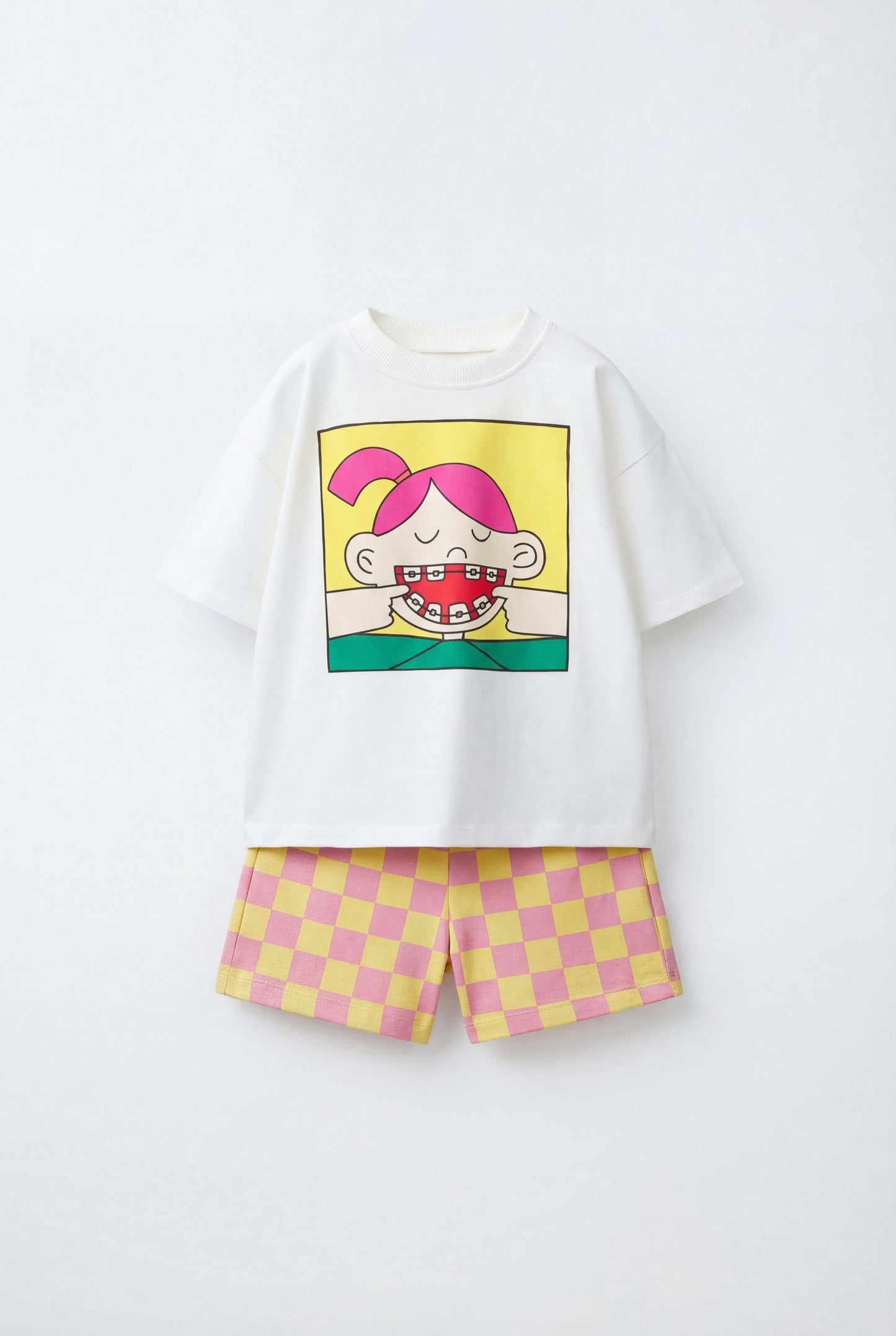 BRACE YOURSELF - Shorts & Tshirt Set - 2-8Y