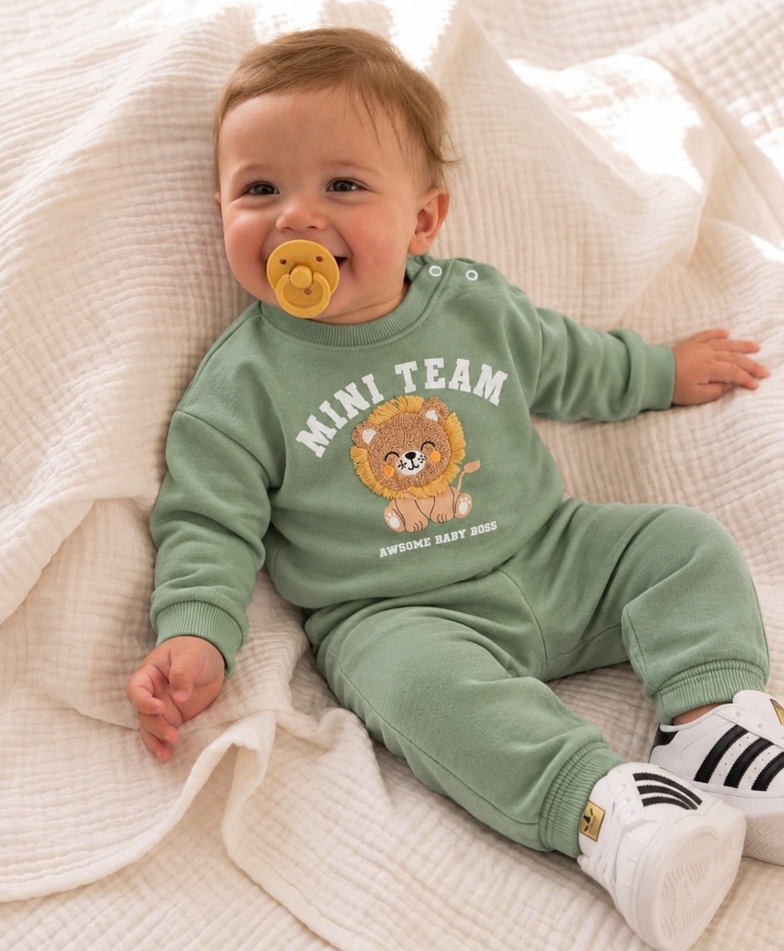 Mini Team Fleeced Set - 6M-2Y