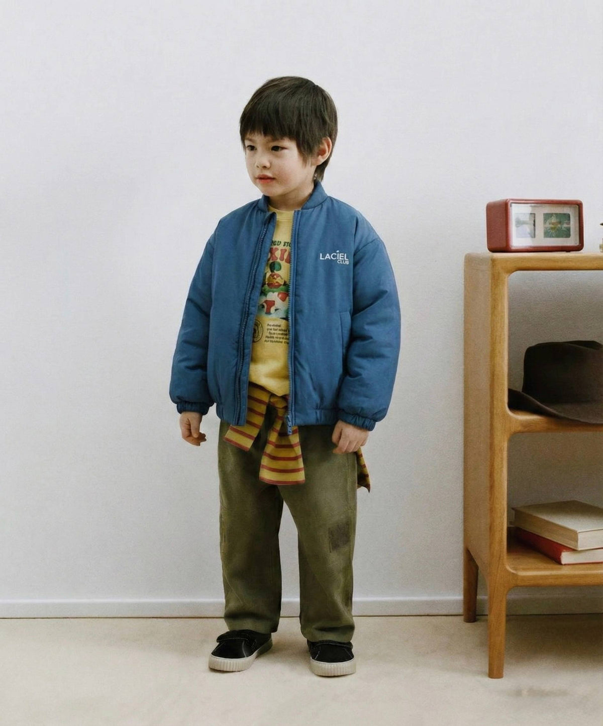 Navy Blue College Jacket - 2-7Y