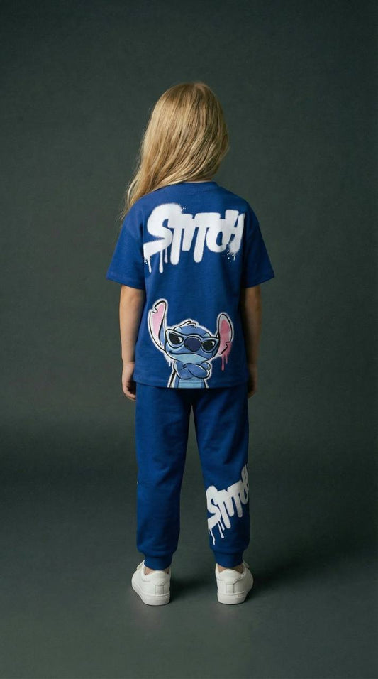 STITCH - Pants & Tshirt Set - 2-8Y