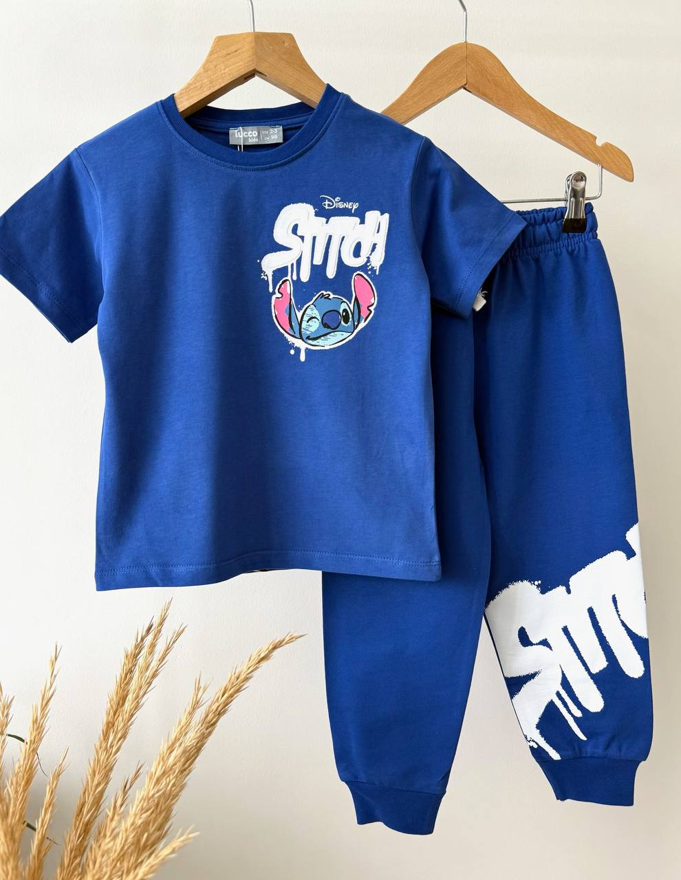 STITCH - Pants & Tshirt Set - 2-8Y
