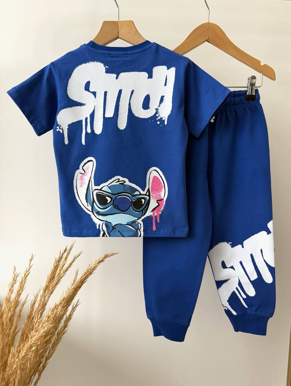 STITCH - Pants & Tshirt Set - 2-8Y