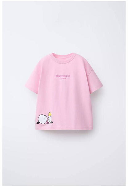 TSHIRT - POCHACCO - PINK - 2-7Y