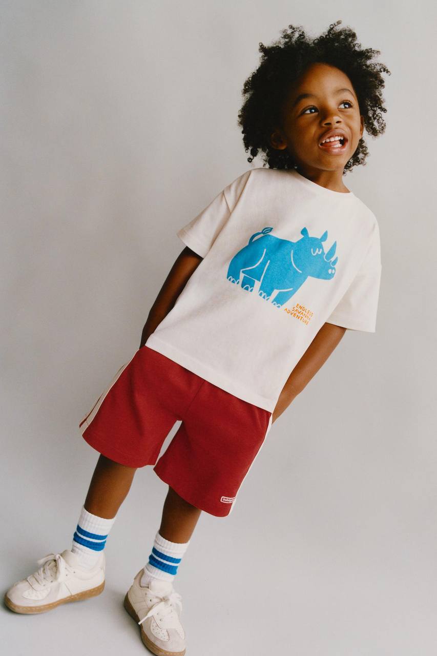 RHINO - Shorts & Tshirt Set - 2-8Y