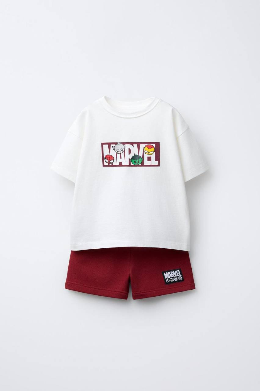 MARVEL - Shorts & Tshirt Set - 2-8Y