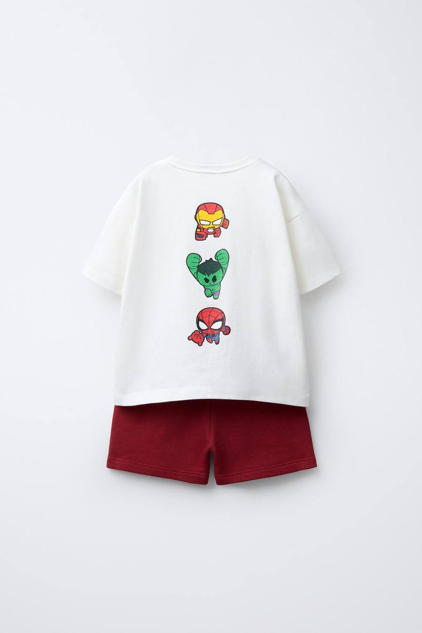 MARVEL - Shorts & Tshirt Set - 2-8Y