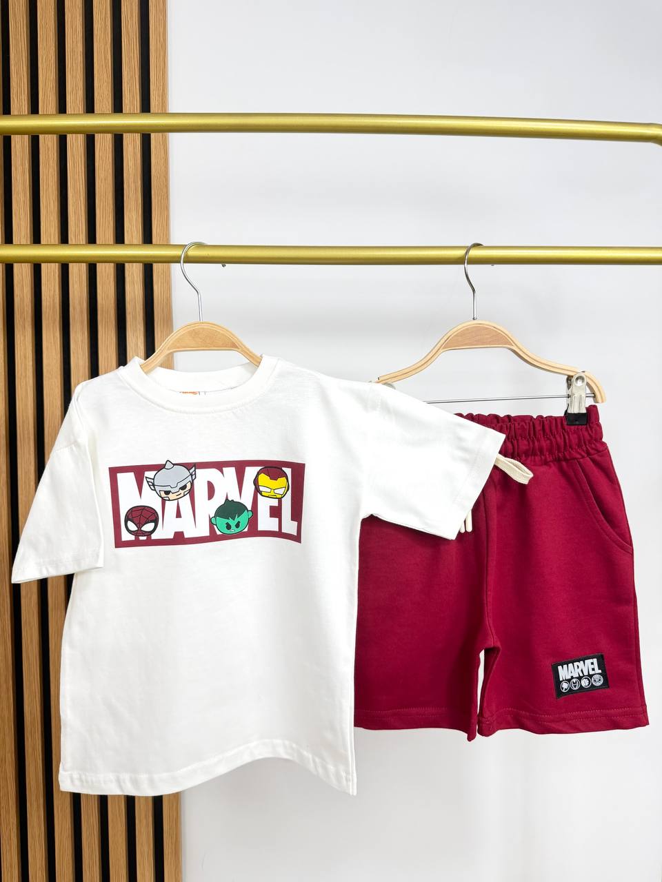 MARVEL - Shorts & Tshirt Set - 2-8Y
