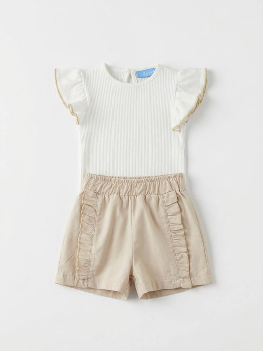 Shorts & Body Set - RUFFLE - 9M-5Y