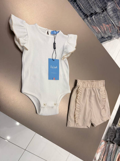 Shorts & Body Set - RUFFLE - 9M-5Y