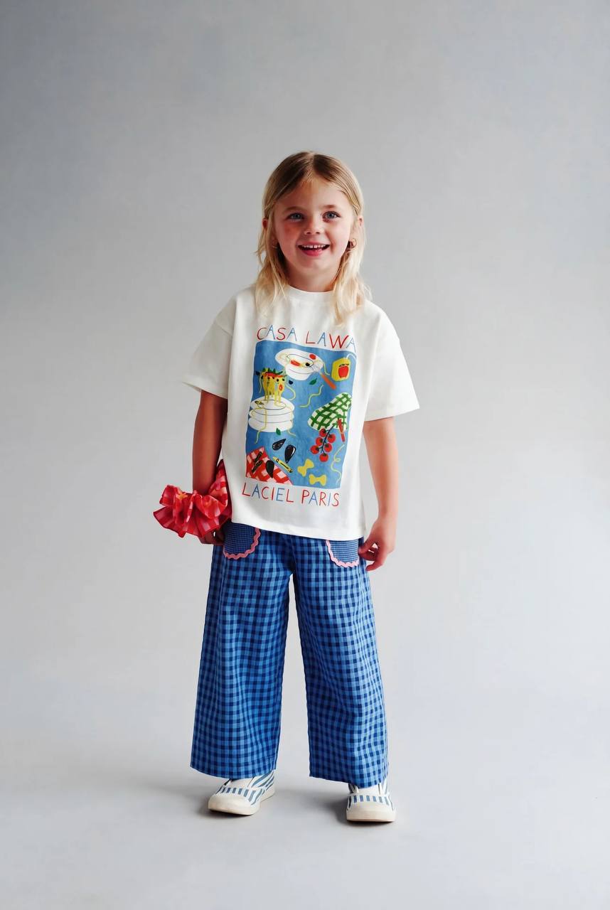 Pant & Tshirt Set - SPAGHETTI- 2-7Y