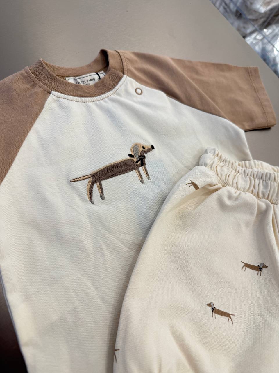Shorts & Tshirt Set - DOG - 6M-3Y