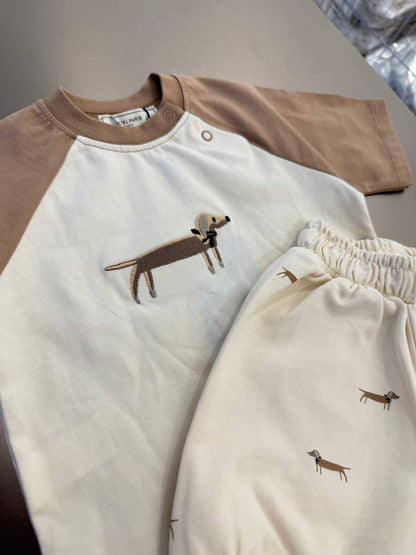 Shorts & Tshirt Set - DOG - 6M-3Y