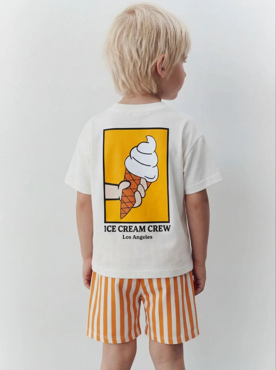 Shorts & Tshirt Set - Ice Cream Crew - 2-7Y