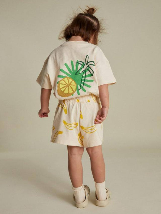 Shorts & Tshirt Set - Banana Pineapple - 2-8Y
