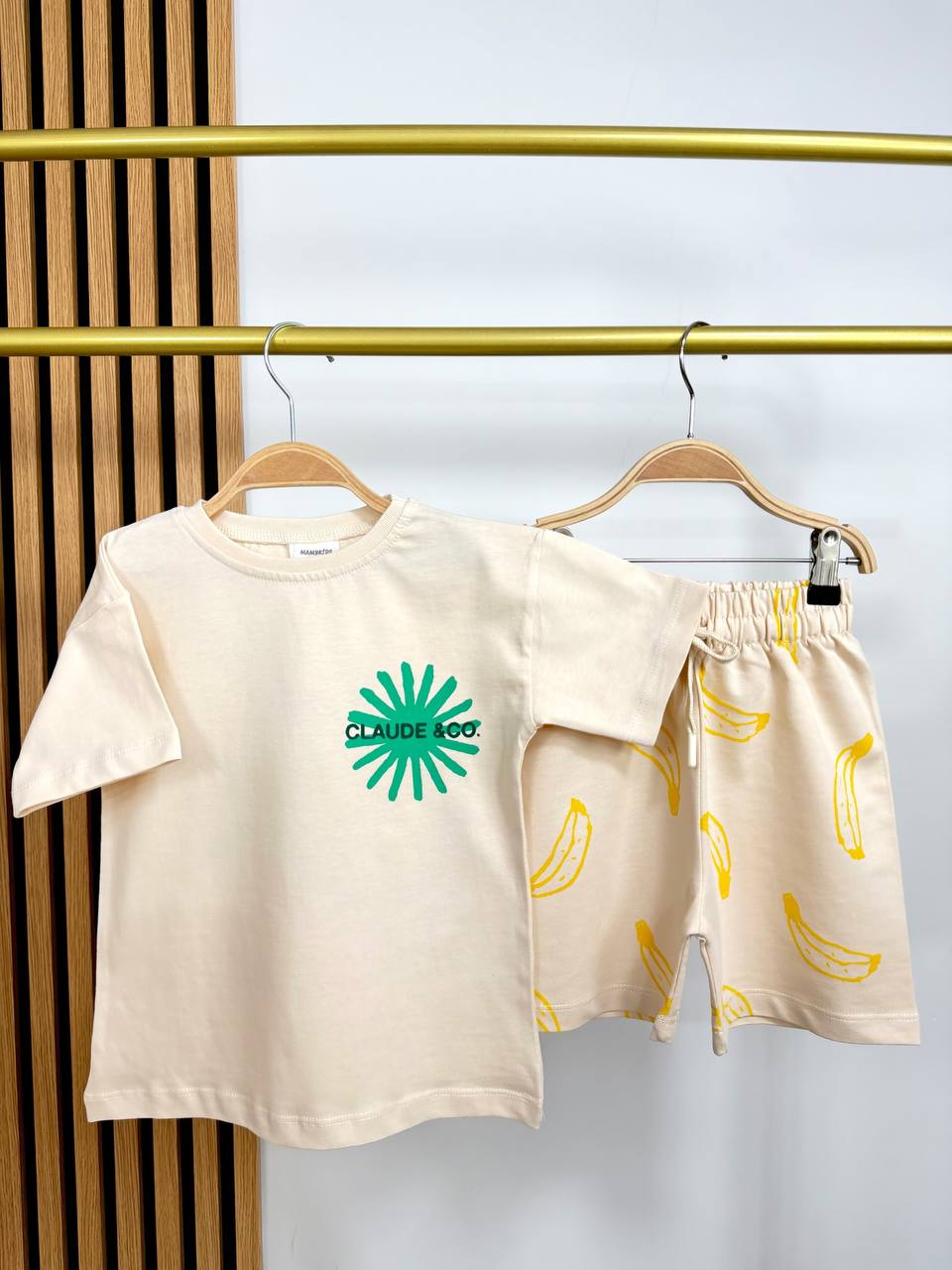 Shorts & Tshirt Set - Banana Pineapple - 2-8Y