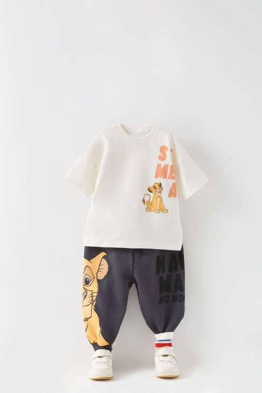 SIMBA - Pants & Tshirt Set - 2-8Y