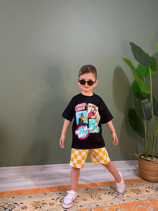 Looney Tunes Shorts & Tshirt Set - 3-10Y
