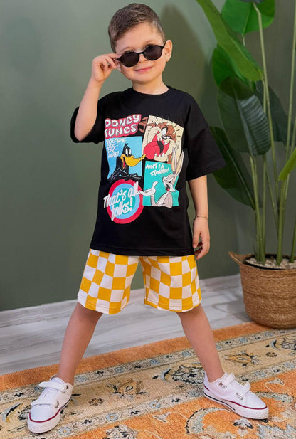 Looney Tunes Shorts & Tshirt Set - 3-10Y