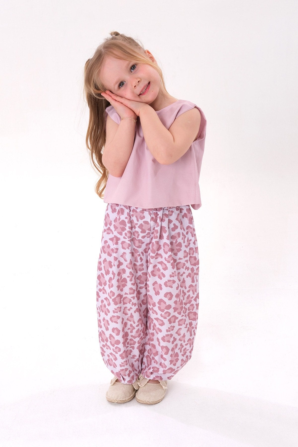 Leopard Pants & Top Set - 2-8Y