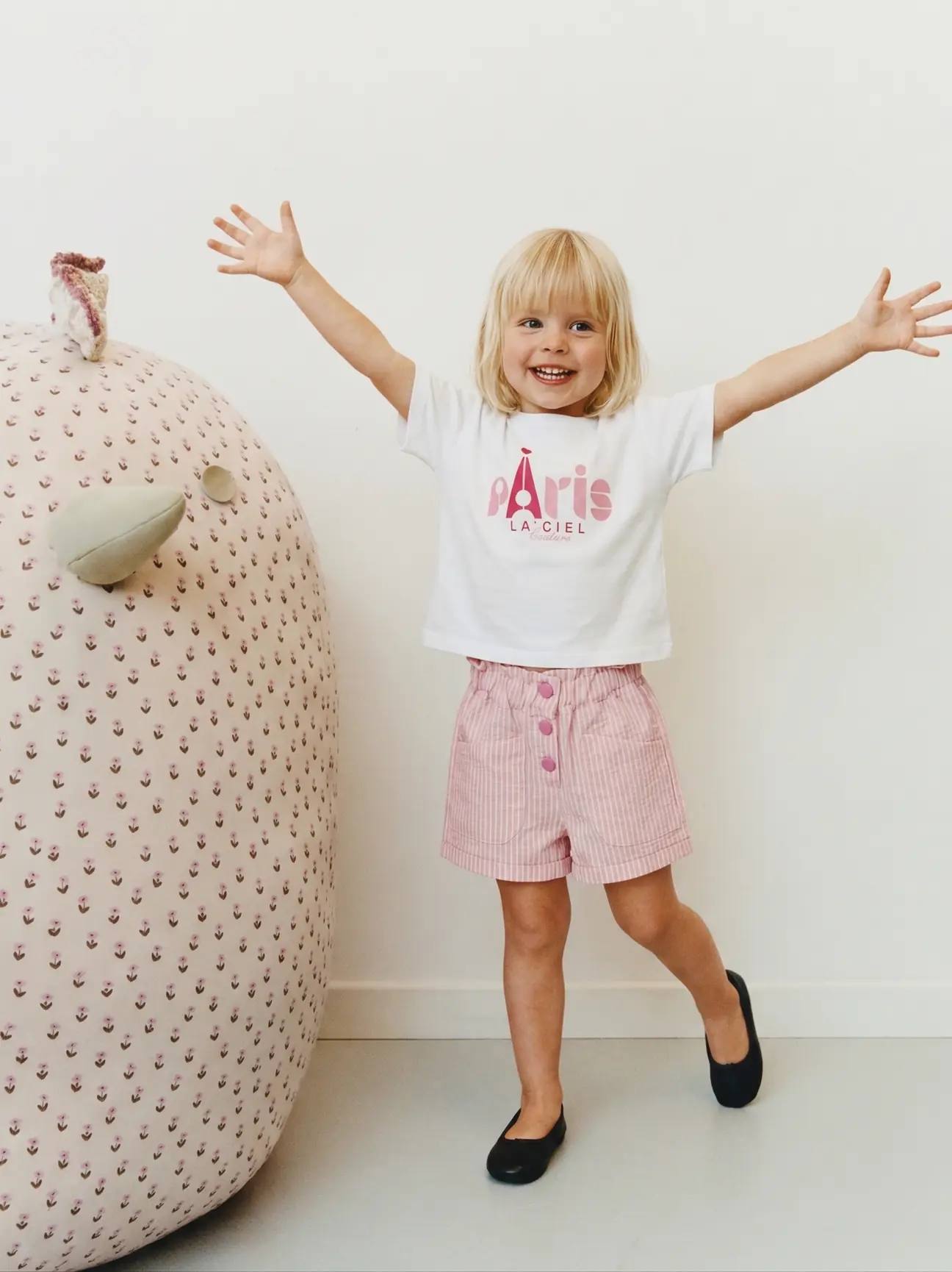 Paris Couture - Shorts & Tshirt Set - 2-7Y
